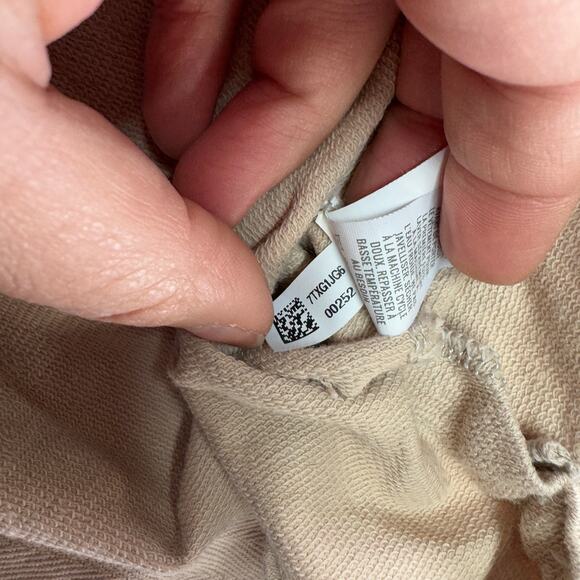 Aerie Hoodie Womens Small Tan Cream Sunwashed Desert Knit Sweater Oversized - Picture 5 of 10